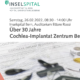 Titel Flyer 30 Jahre Jubiläum CI-Zentrum Inselspital