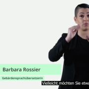 Screenshot Youtube Video in Gebärdensprache