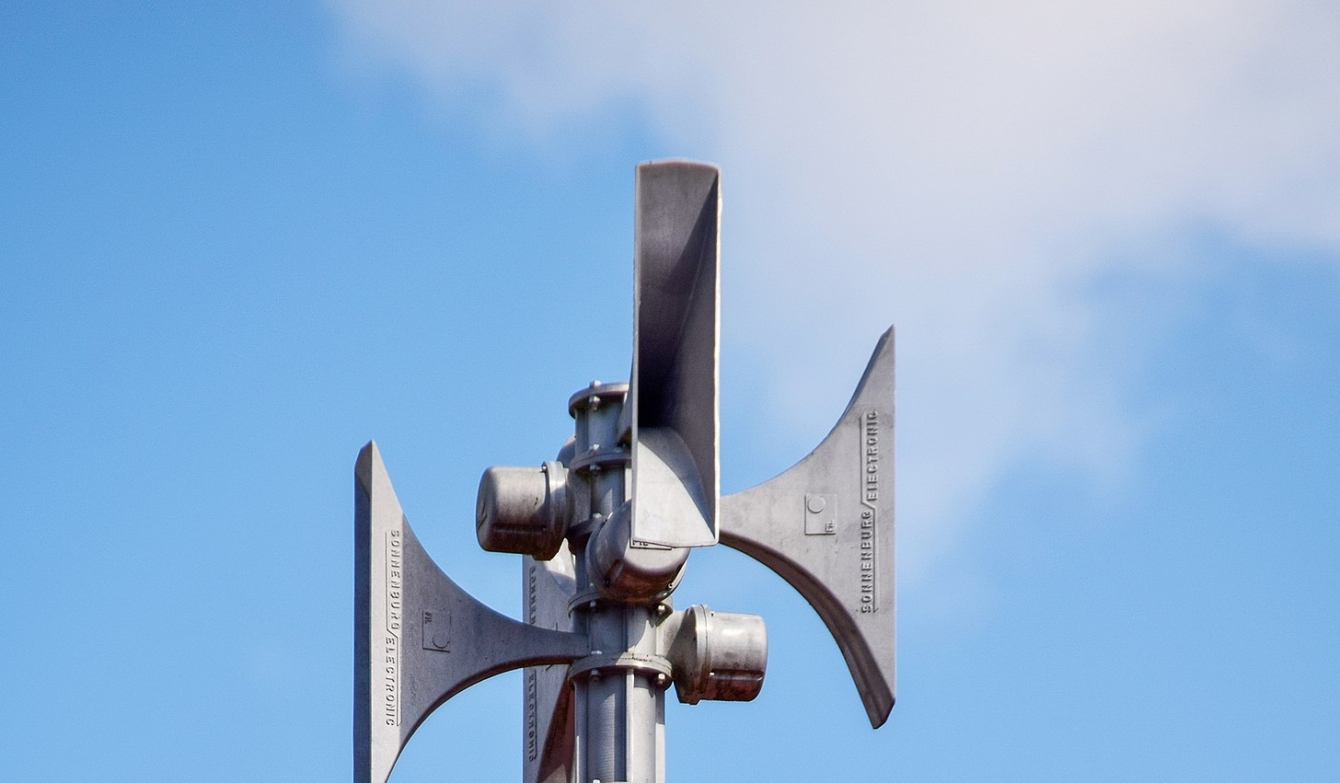 Foto Sirene auf Dach