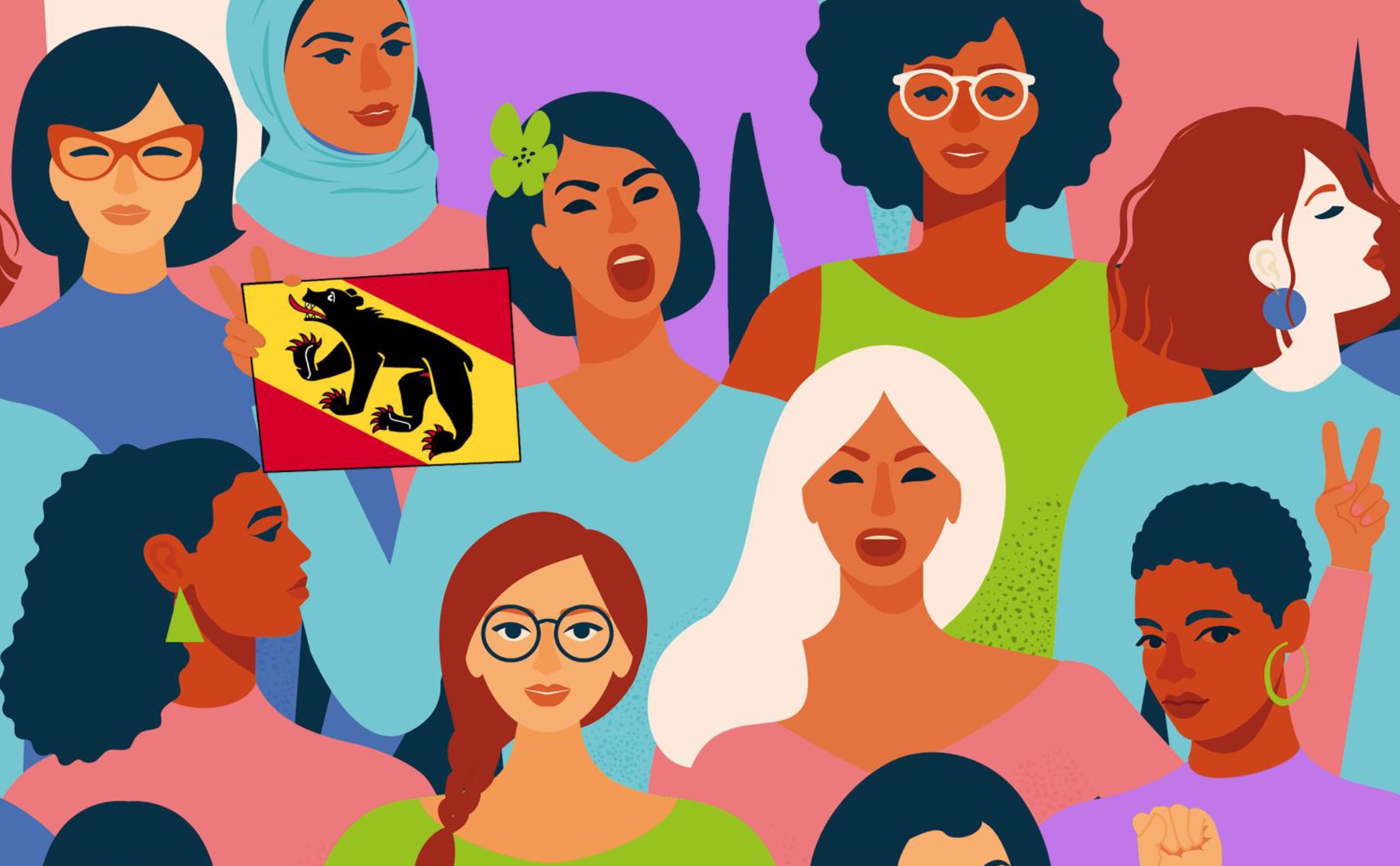 Illustration zum Frauentag