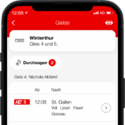 Screenshot App «SBB Inclusive»