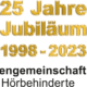 IGGH-Logo 25-Jahre-Jubiläum 1998–2023