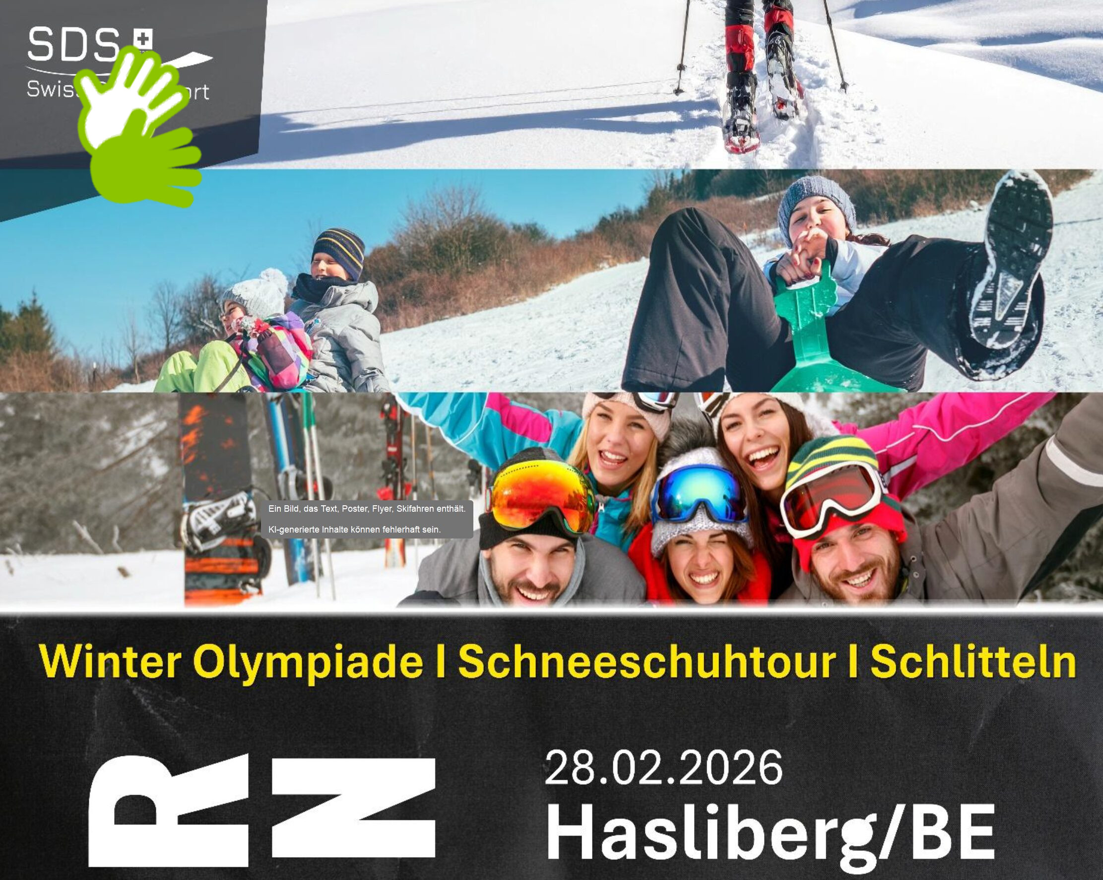 Swiss Deaf Sport: WinterAction in Hasliberg BE